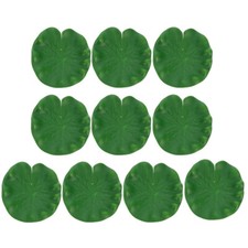 10PCS Creative Pond Leaves Decoration Water Lily Decor Floating Pond Plants