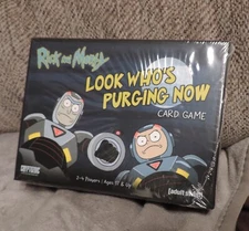 Rick N Morty Look Whos Purging Now card game 2-4 players ages 17-up
