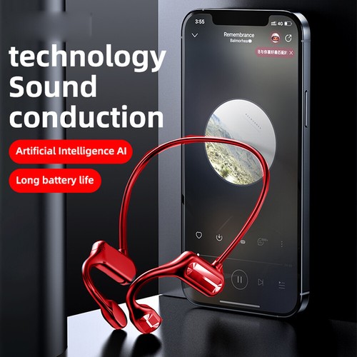 Słuchawki przewodowe kostne Bluetooth Bezprzewodowy zestaw słuchawkowy z otwartym uchem do biegania na siłowni - Zdjęcie 12 z 12