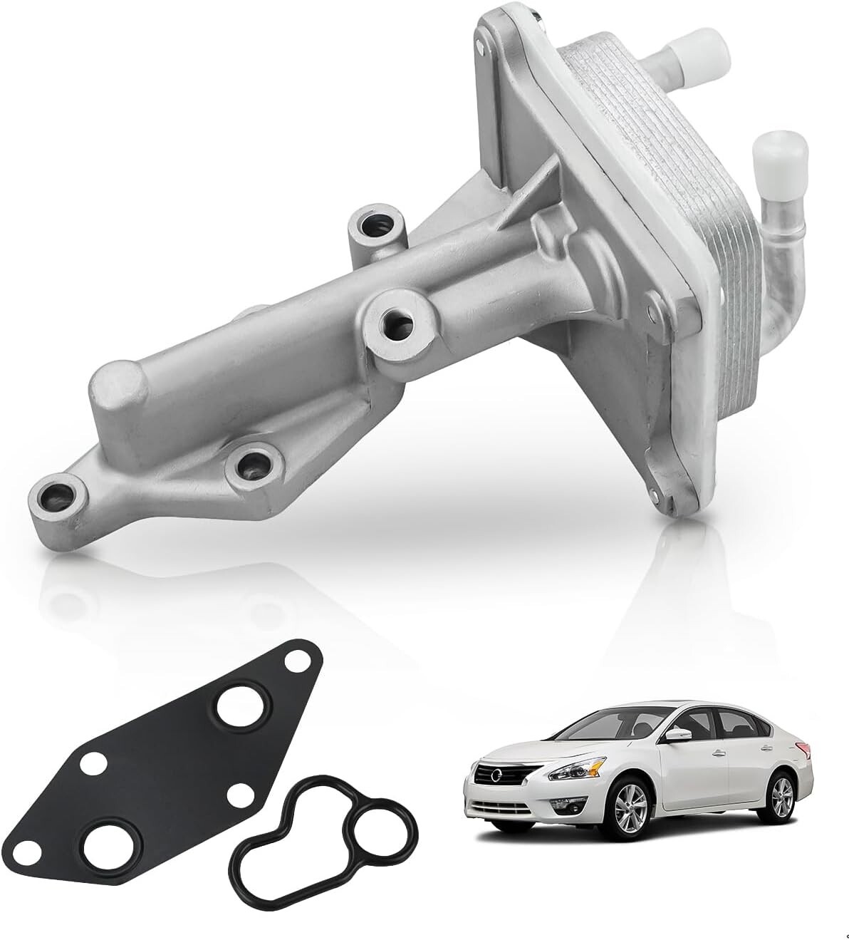 2007-2013 For Nissan Altima Rogue Sentra 2.5L Engine Oil Cooler Kit with Gasket