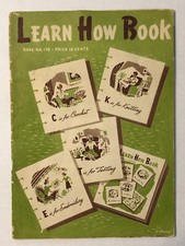Vintage Learn How Book Crochet, Knit, Tatting, Stitch Pattern Instructions Book