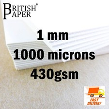 A6 A5 A4 A3 A2 BACKING BOARD CRAFT CARD THICK PAPER OFF WHITE GREYBOARD 1mm 2mm