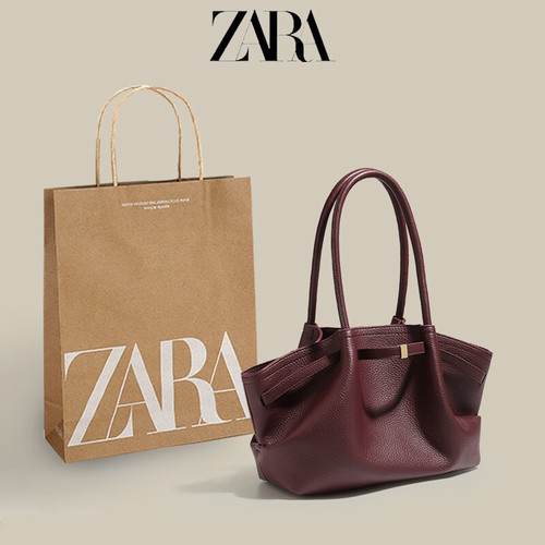 ZARA Large Capacity Tote Armpit Bag Retro Shoulder Bag in 5 Colors 40*14*21cm - Picture 17 of 24