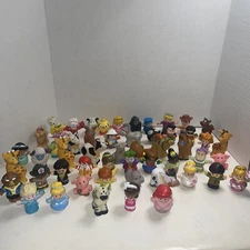 LOT OF (10) Random Fisher Price Little People Figures & Animals - No Duplicates!