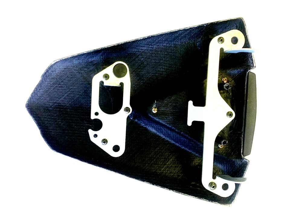 Cubierta de asiento individual de fibra de carbono para Yamaha YZF R3 R25 2016-2023 Foto 4 de 4