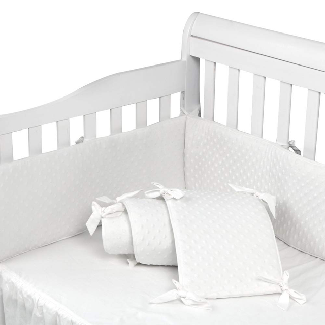 mini crib padded bumper