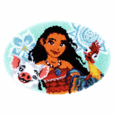 Vervaco Latch Hook Kit: Shaped Rug: Disney: Moana