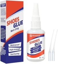 Super Glue for Shoe Repair,25G,Heavy Duty Shoe Sole Glue,Shoe Adhesive for Boots
