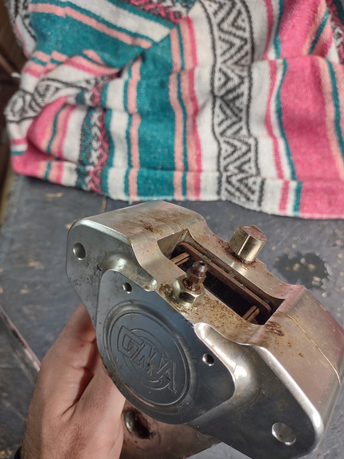 Harley GMA Rear Brake Caliper Shovelhead FLH Pan Knuck Chopper Cali