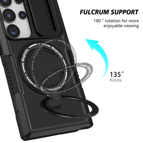 Für Samsung Galaxy S25 Ultra S24 S23 Stand Case mit Linse Cover/Displayschutz - Bild 6 von 100