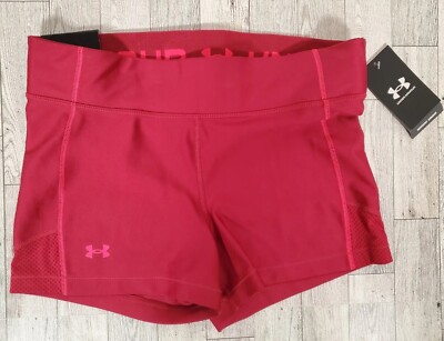 Under Armour Shorts X-Large Womens Heat Gear Mid Rise Run