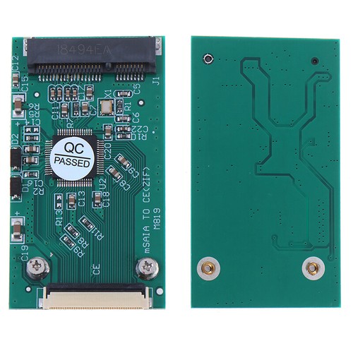 1.8" Mini mSATA PCI-E SSD to 40Pin ZIF Card CE Cable Adapter Converter JCZK - Afbeelding 7 van 12