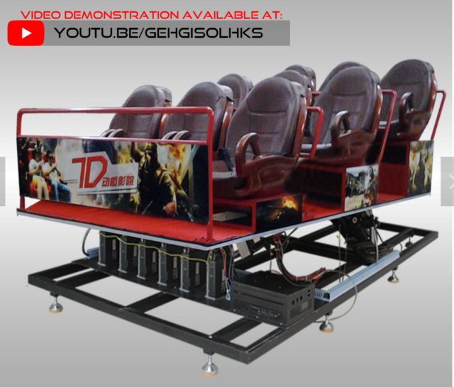 Commercial VR Simulator 5D Virtual Reality Arcade 360 Cinema Shooting Flight 002