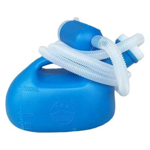 Urinal Urine Bottle Portable Pee Bottle 2000ML Capacity Urine Pot for Men - Picture 6 of 7