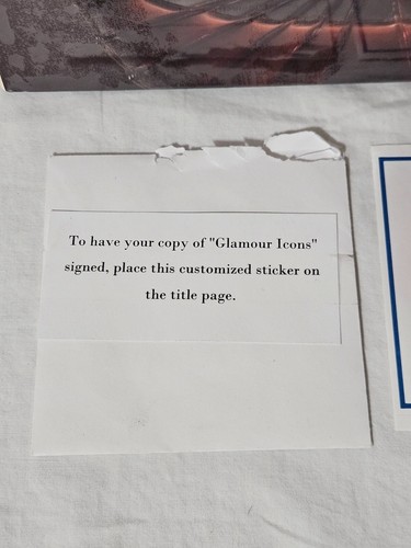 Glamour Icons: Perfume Bottle Designs Hardcover Book. Marc Rosen. Sealed/Signed - Picture 3 of 7