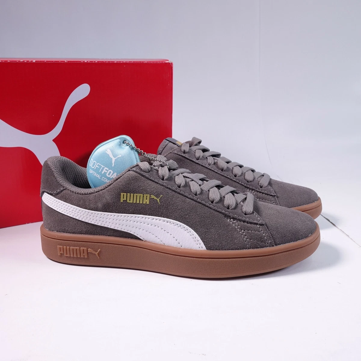 El extraño Abastecer Género Size 4 Unisex / Youth / Women&#039;s 5.5 PUMA Smash V2 Sneakers 364989-27  Grey | eBay