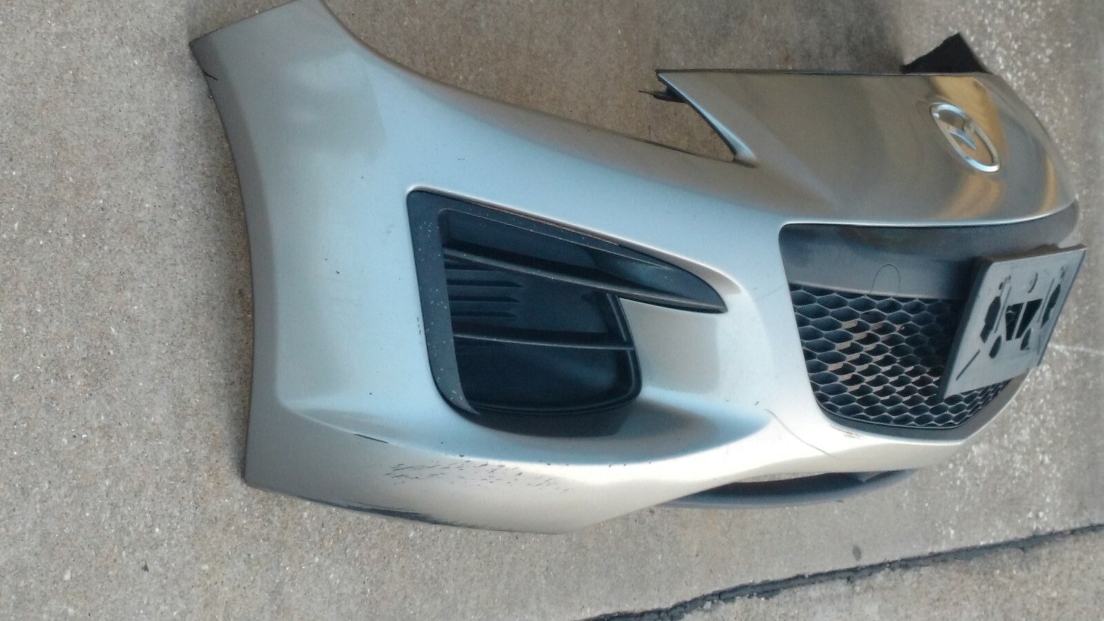 20092011 MAZDA RX8 RX8 COMPLETE FRONT BUMBER COVER ASSEMBLY GREY eBay