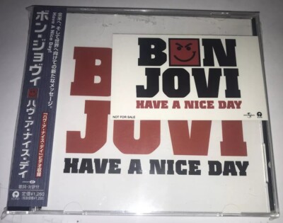 Bon Jovi Have A Nice Day 5 Track Maxi Single Japanese