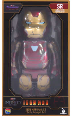 BE@RBRICK - Bearbrick MARVEL SP賞 Ironman 400％ Bearbrick x Marvel Infinity Saga Iron Man Battle Damaged Ver