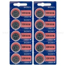 10 NEW SONY CR1616 3V Lithium Coin Battery Expire 2029 FRESHLY NEW - USA Seller