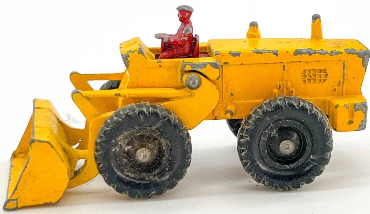 ミニカー MATCHBOX No.43 AVELING-BARFORD TRACTOR Vintage 1962 Matchbox Lesney Aveling-Barford Tractor Shovel