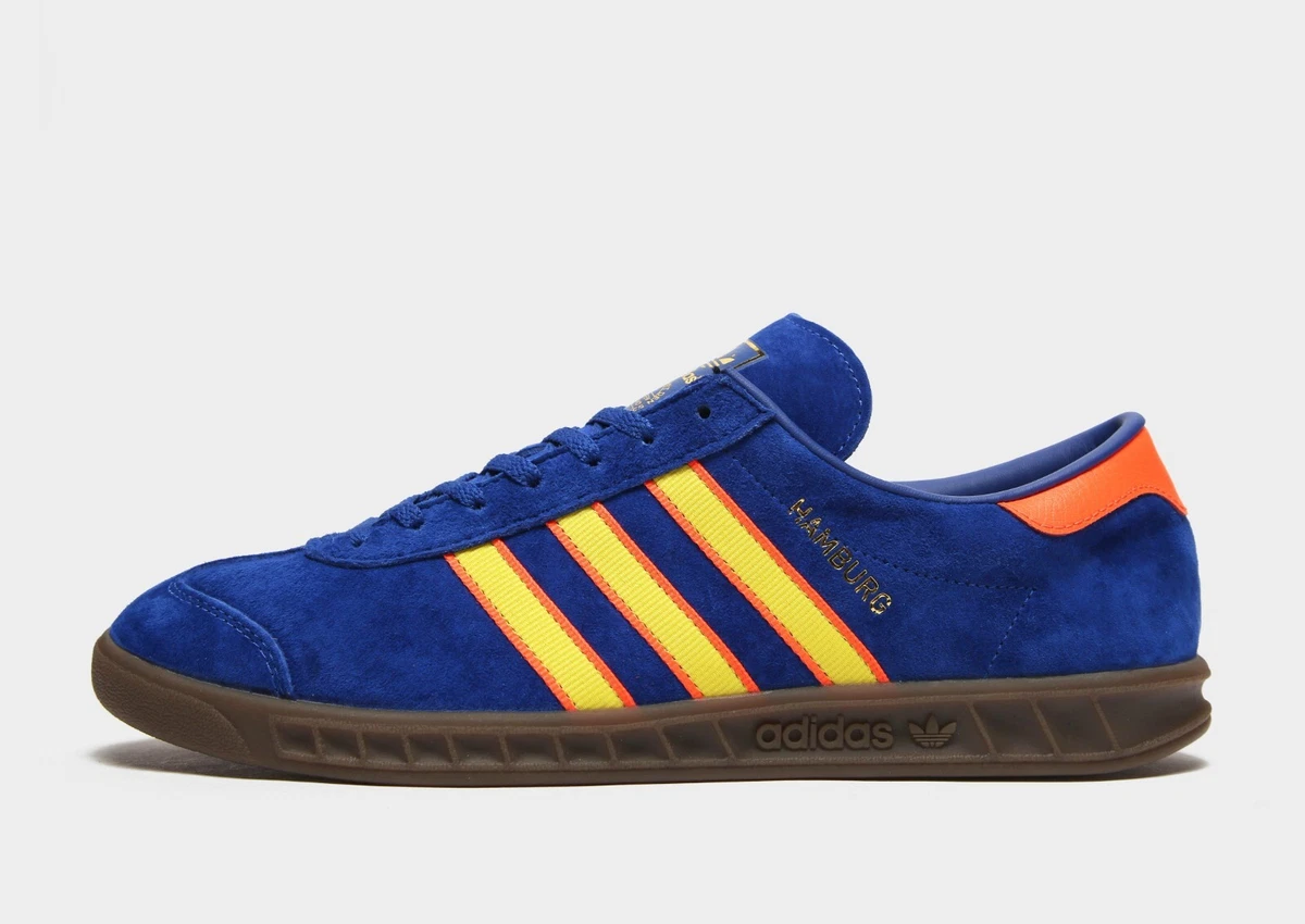 Genuine Adidas Originals Hamburg Men UK 7.5 12 Royal