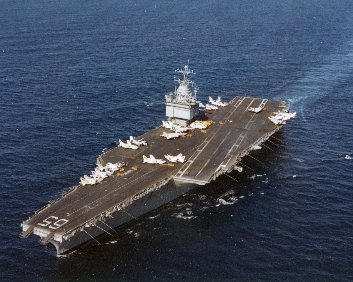 USS Enterprise CVN-65 United States Navy aircraft carrier 11x17