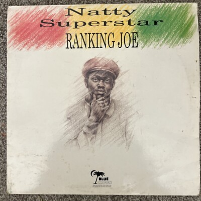 RANKING JOE LP   NATTY SUPERSTAR A-1 / B-1 UK 1st Press EX/EX VINYL & COVER