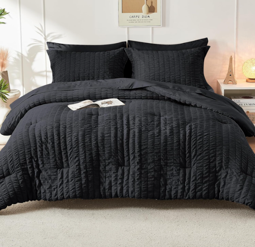 3PCS Seersucker Comforter and Coverlet Set Collection Comforter & Pillow Sham - Picture 16 of 118