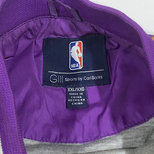 NBA LA Lakers Jacke Gr. XXL (2XL) Pullover Stitched Logo Pulli Vintage - Bild 7 von 15