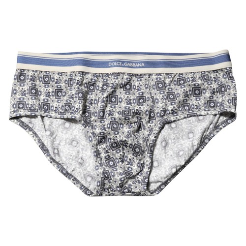 DOLCE & GABBANA Underwear Multicolor Patterned Regular Brief IT7 / US XL 100usd