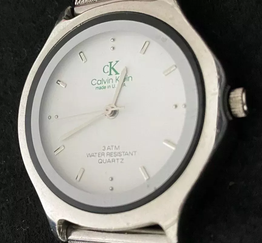 Vintage Calvin Klein 58128 water resistant wrist watch | eBay