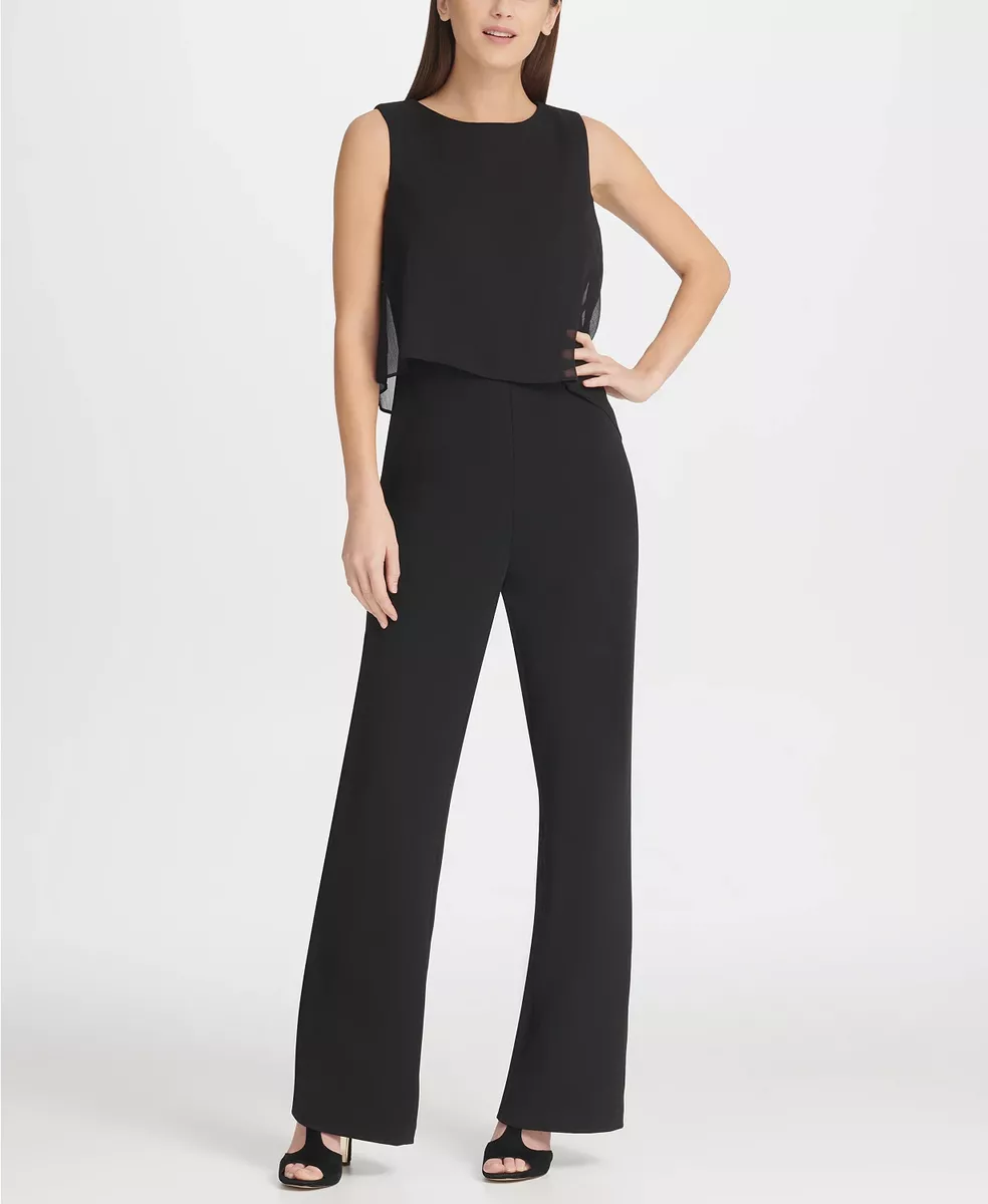 Share more than 231 black chiffon jumpsuit super hot