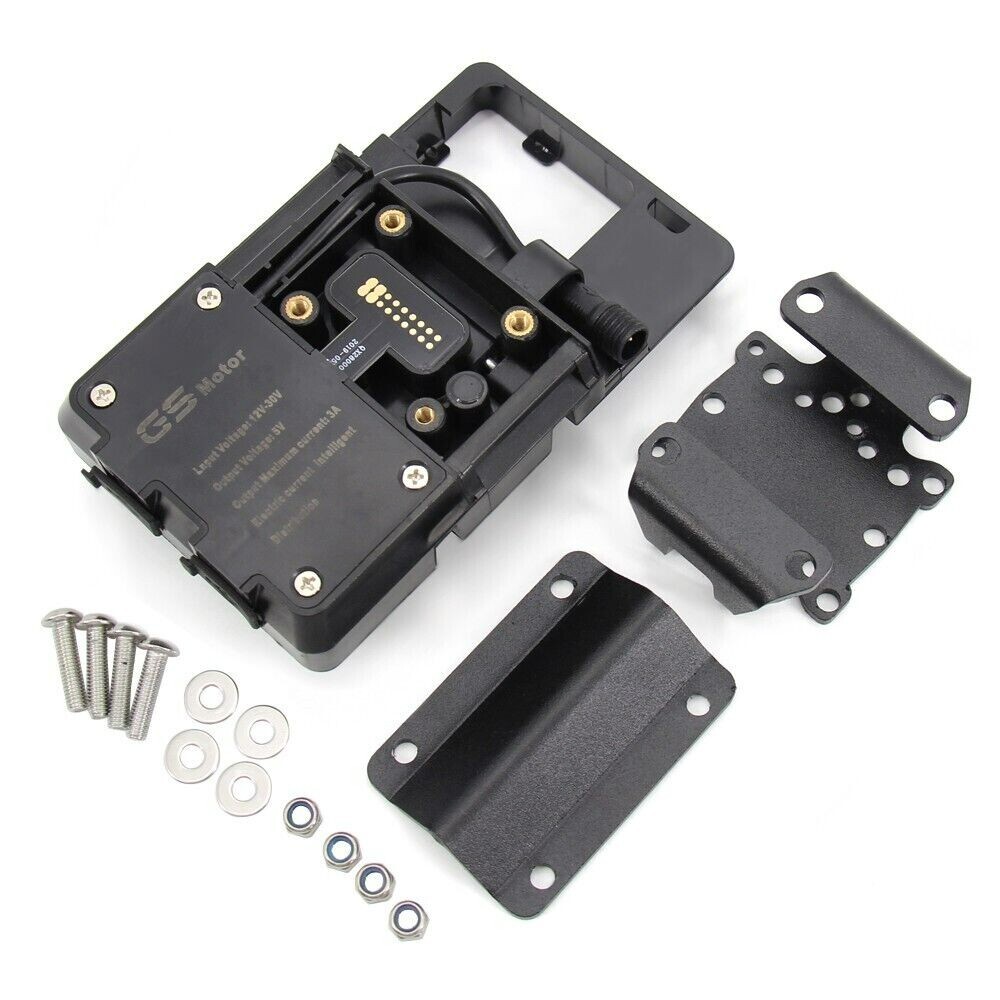 Phone Bracket Navigation Holder Charger For Kawasaki KLR650 KLR 650