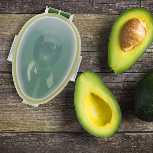Individual Avocado Storage Containers for Refrigerator Fridge