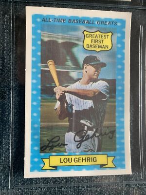 1972 kelloggs all time greats Complete 15 Card Set NM/Mint  display picture 1