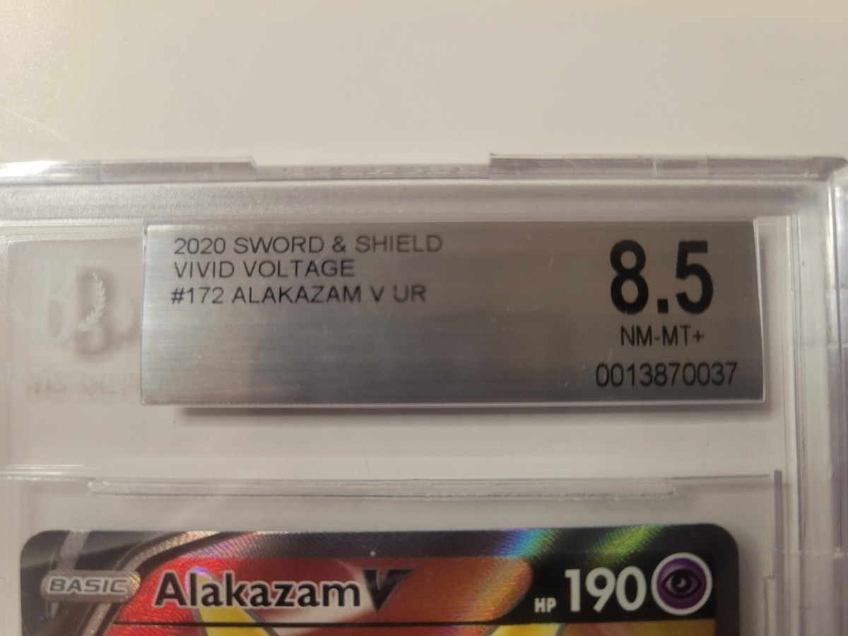 ●TRIPLE DARKNESS Alakazam V (Full Art) 172/185 Swsh04: Vivid Voltage Holo for