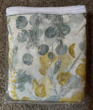 Pottery Barn Botanical Garden Organic Percale Full Queen Duvet Cover NEW