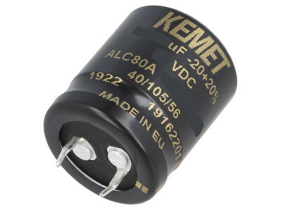 KEMET  ALC80A181CB400  Elko SNAP-IN  180uF  400V  372mR  30x30mm  9000h