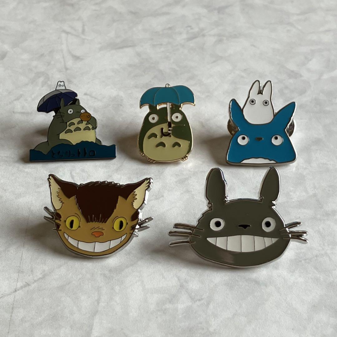My Neighbor Totoro 5Piece Pin Badge Set Studio Ghibli  Plush Collectibles