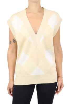 $325 Sandro Paris Flavio Wool/Cashmere Blend Knitted Vest Pullover Size 2