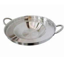 Comal Concave 16" Stainless Steel Outdoor Para Carnitas Taco Plancha Griddle