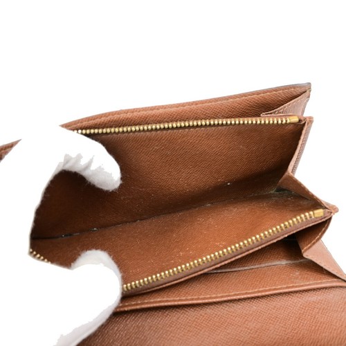 Portafoglio lungo Louis Vuitton Porte Monnaie Credit monogramma pelle M61726 05FB262 - Foto 11 di 16