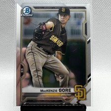 2021 Bowman Chrome Prospects Baseball #BCP-105 MacKenzie Gore Base Card Padres