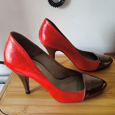 ZALANDO Collection Women's Real Leather High Heels Size Eu