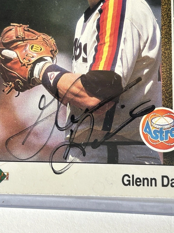 Glenn Davis Autographed Upper Deck 1989 #443 Baseball Card (X7) - Image 2 of 3