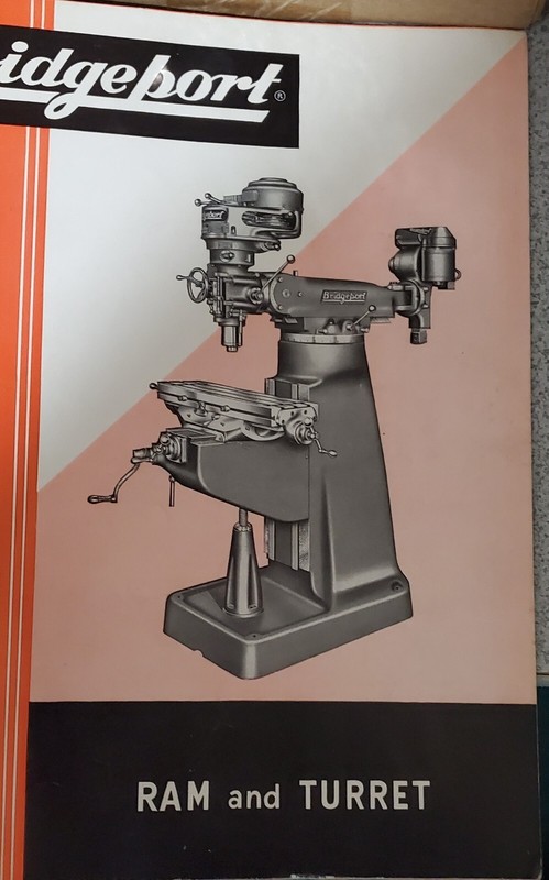 Vintage BRIDGEPORT BR RAM AND TURRET BROCHURE CATALOG BR 21 page's