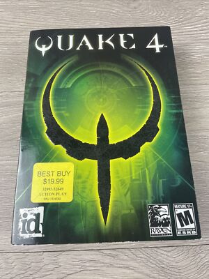 Brand New Sealed Quake 4 (PC, 2005) w Slipcase 4-Discs 2005 First Person Shooter