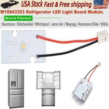 W10843353 Refrigerator LED Light Board Module for KitchenAid Maytag Whirlpool