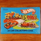 Hot Wheels Vintage BW 24 Car Collector's Case Blue USA No. 8227 Storage 1981